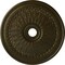 Ekena Millwork Oakleaf Ceiling Medallion (Fits Canopies up to 6 1/4"), 29 1/8"OD x 3 5/8"ID x 1"P, Green Gold CM29OAGGS - alternate 1